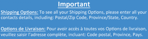 Shipping Options