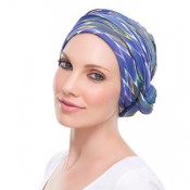 Hair scarves for cancer patients with printed fabric