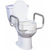 Elevated Toilet Seat With Arms