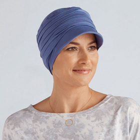 Head covering for cancer patients - Baseball cap style