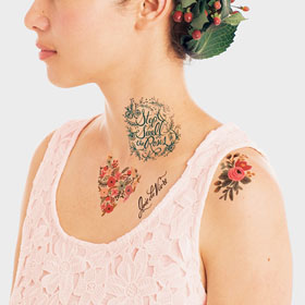 Natural Temporary Tattoos