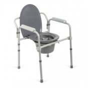 Toilet Seat Riser & Commode Chair 2 In 1