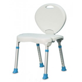 Folding Bath Seat Blue and White