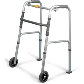 Airgo Folding Walker - wheels and skis