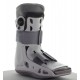 Air cast boot with adjustment straps and air pump