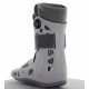 Air cast boot with adjustment straps and air pump
