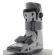 Air cast boot with adjustment straps and air pump