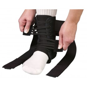 Aso Speedlacer Ankle Braces Black