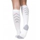 Sigvaris athletic compression socks for men or women in black or white colors