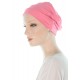 Simply Bamboo cancer headwear in pink sherbet color for women with Cancer