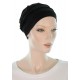Simply Bamboo cancer cap in black color for women with Cancer