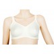 Bra For Mastectomy With Pre-Shaped Breast Forms Pockets Bra for Mastectomy with pre-shaped breast forms pockets for volume effect and printed Jacquard style