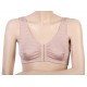 Post op breast augmentation bra with soft materials and without underwire