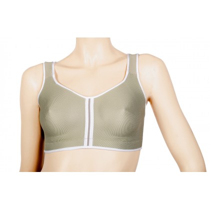 Ultra soft bra for breast cancer patients with double layered cups to wear for Radiation Therapy