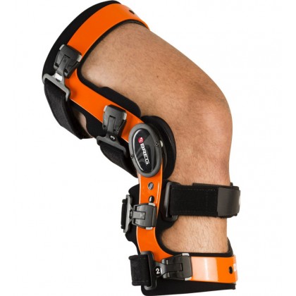 Breg Knee Brace Duo For Knee OA Breg knee brace duo for lateral knee OA in black