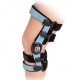 Breg Z-12 knee brace for ACL or PCL ligament tear hinged in black