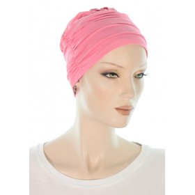 Elegant and Simple Bamboo Cancer Cap in Pink Sherbet