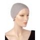 Stretchycap cancer cap for large head for men or women grey color