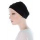 Simply Bamboo cancer cap in black color for women with Cancer