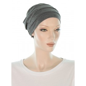 Simply Bamboo Cancer Cap in Dark Grey