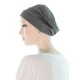 Simply Bamboo cancer cap in dark grey color for women with Cancer