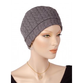 The Duo Cancer Cap Bamboo inside in Grey