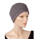 The Duo cancer cap bamboo inside in grey color for women with Cancer
