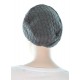 The Duo cancer cap bamboo inside in grey color for women with Cancer