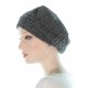The Duo cancer cap bamboo inside in grey color for women with Cancer
