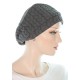 The Duo cancer cap bamboo inside in grey color for women with Cancer