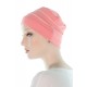 Cancer Cap Two Times Bamboo In Coral Color Two Times Bamboo cancer cap in coral color for women with Cancer