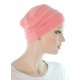 Cancer Cap Two Times Bamboo In Coral Color Two Times Bamboo cancer cap in coral color for women with Cancer