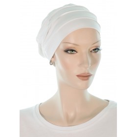 Simply Bamboo Cancer Hat in White