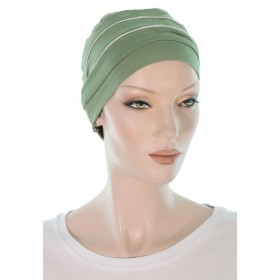 Two Times Bamboo Cancer Hat in Green