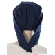 The Classic cancer head scarf in navy blue color for women with Cancer