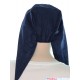 The Classic cancer head scarf in navy blue color for women with Cancer