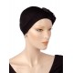 A Stylish Lady bamboo cancer headwear in black color for women with Cancer