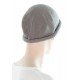 Cuty knitted cotton cancer headwear in grey color for women with Cancer