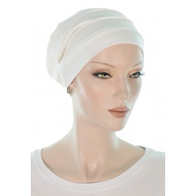 Simply Bamboo Cancer Headwear in Cream