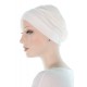 Simply Bamboo cancer headwear in cream color for women with Cancer