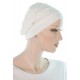 Simply Bamboo cancer headwear in cream color for women with Cancer