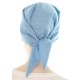 The Classic cancer scarf in light blue color for women with Cancer