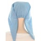 The Classic cancer scarf in light blue color for women with Cancer