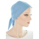 The Classic cancer scarf in light blue color for women with Cancer