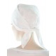 The Classic cancer scarf in white color for women with Cancer