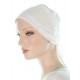 The Classic cancer scarf in white color for women with Cancer