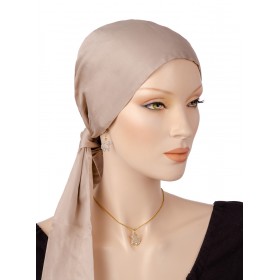 Only Me Cotton Cancer Scarves in Beige