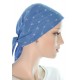 The Classic cancer scarves in blue color for women with Cancer