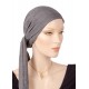 Cancer Scarves The Flexible Bamboo In Dark Grey The flexible Bamboo cancer scarves in dark grey color for women with Cancer
