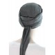 The flexible Bamboo cancer scarves in dark grey color for women with Cancer